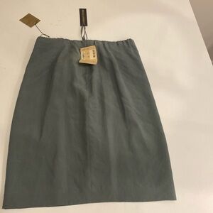 NWT: Classiques Entier silk skirt, size 12, color: celedon
